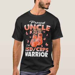 Proud Uncle Of A Rsd Crps Warrior Awareness Boxing T-Shirt