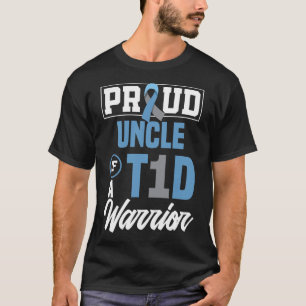 Proud Uncle Of A T1D Warrior Diabetes Awareness T-Shirt