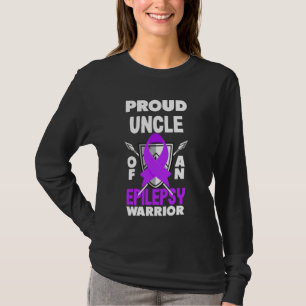 Proud Uncle Of An Epilepsy Warrior Epilepsy T-Shirt