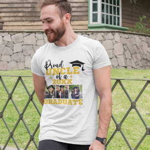 Proud Uncle of the Graduate Photo collage T-Shirt