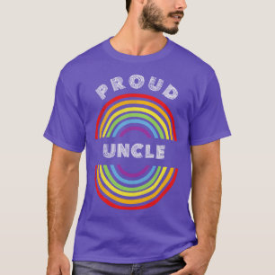 Proud Uncle Pride LGBT LGBTQ T LGBT Supporter Pri T-Shirt