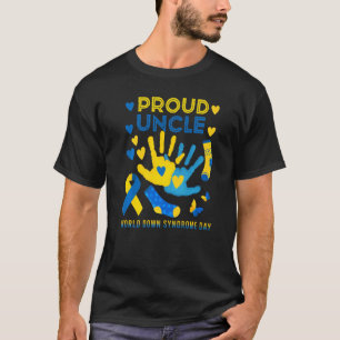 Proud Uncle T21 World Down Syndrome Awareness Day T-Shirt
