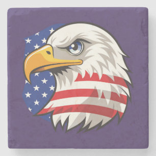 Proud United States of America USA Special Flag Stone Coaster