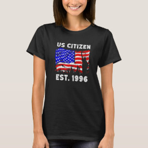 Proud US Citizen Est Since 1996 For New American U T-Shirt