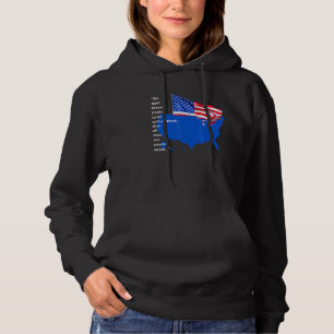 Proud US Country Flag All created equal Equality H Hoodie