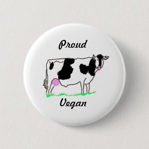 Proud Vegan Button