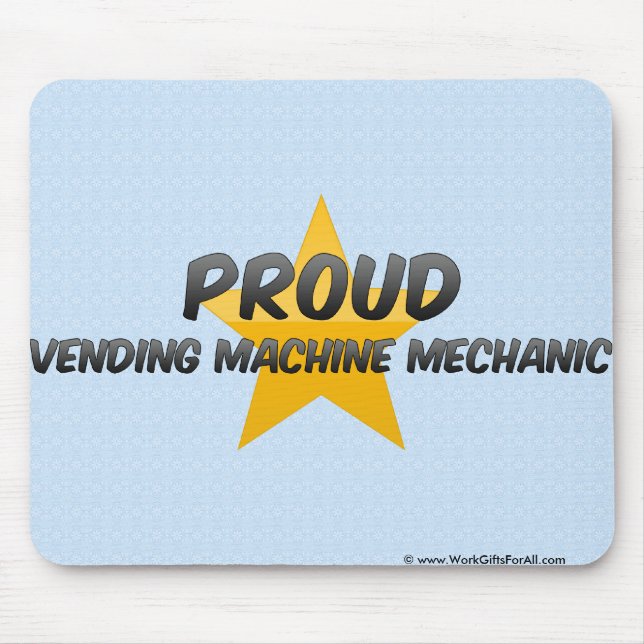 Proud Vending Machine Mechanic Mouse Mat (Front)