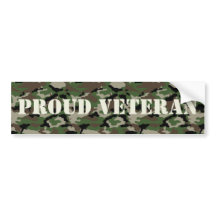 Proud Veteran Bumper Sticker