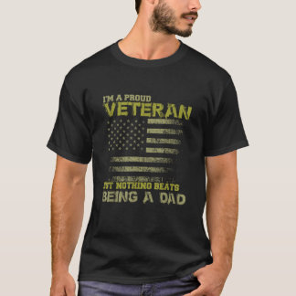 Proud Veteran Dad Veteran s Day T-Shirt