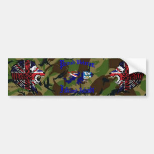 Proud Veteran .... falklands Bumper Sticker