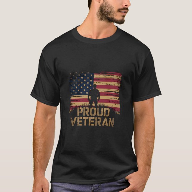 Proud Veteran Tshirt (Front)