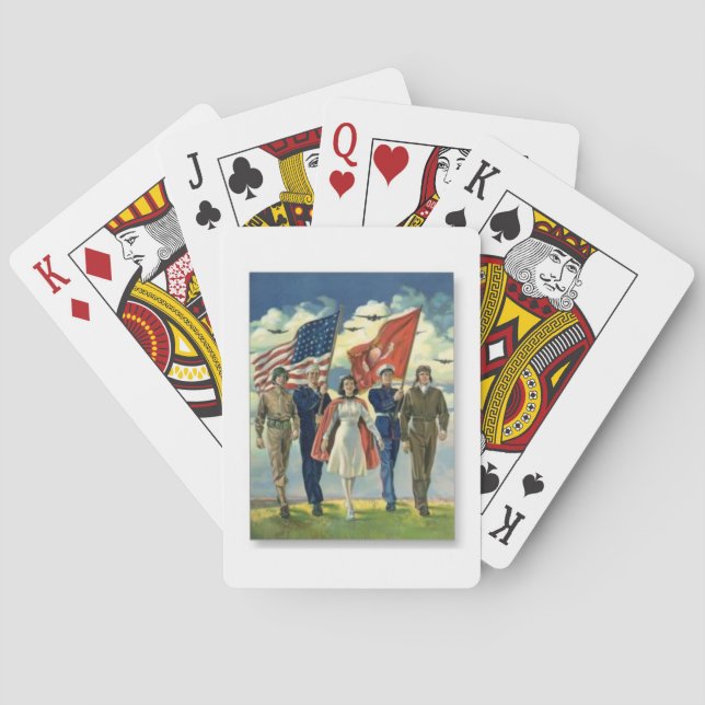 Proud Veterans - Playing Cards (Back)