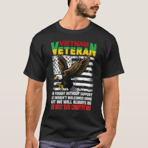 Proud Vietnam Veteran American Patriotic US Vetera T-Shirt