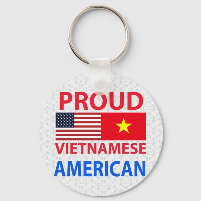 Proud Vietnamese American Key Ring (Front)
