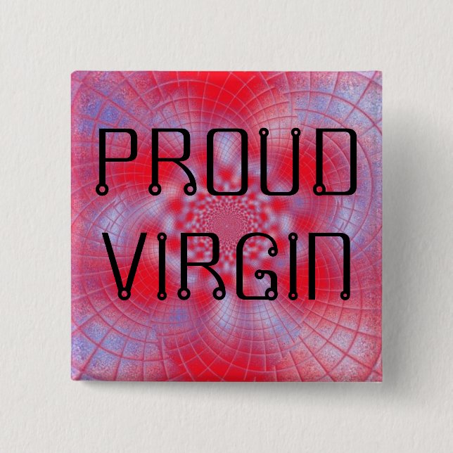 Proud Virgin Button (Front)