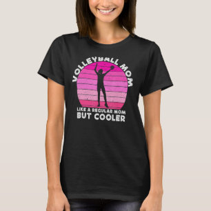 Proud Volleyball Ball Mum For Women Vintage Volle T-Shirt