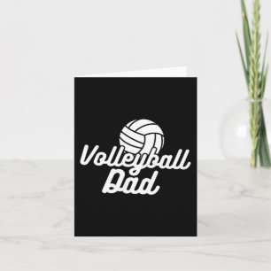Proud Volleyball Dad Men Fathers Day Card