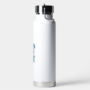 Proud Volleyball Dad Vintage Sports Shirt Design_1 Water Bottle