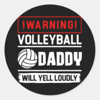 Proud Volleyball Daddy Funny Biggest Fan Will