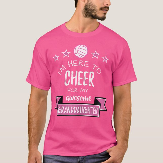 Proud Volleyball Grandmother T Shirt (Front)