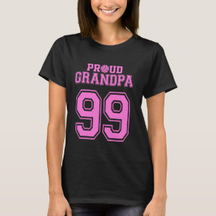 Proud Volleyball Grandpa Number 99 P T-Shirt