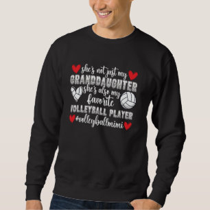 Proud Volleyball Mimi Of A Volleyball Player Mimi Sweatshirt