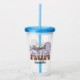 Proud Volleyball Mum – Serving Up Support Acrylic Tumbler