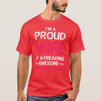 Proud Wife Of Freaking Awesome COMMERCE PROFESSOR T-Shirt