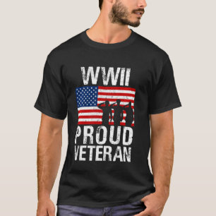 Proud WWII World War 2 World War II Veteran T-Shirt