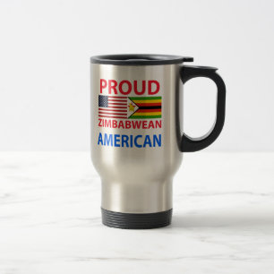 Proud Zimbabwean American Travel Mug