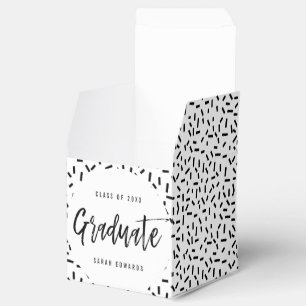 Proudly Brushed Graduation Party Favour Box