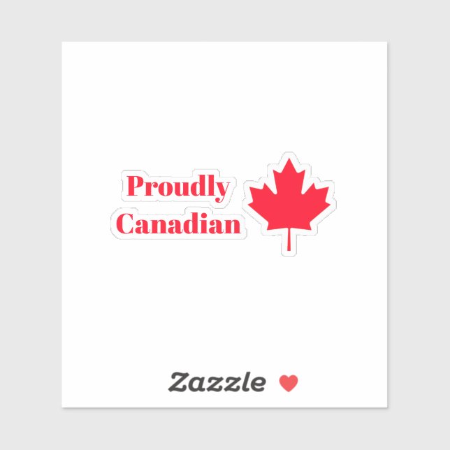 Proudly Canadian  (Sheet)