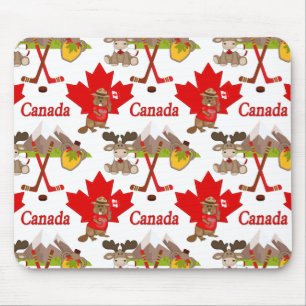 Proudly Canadian Beaver Mouse Mat