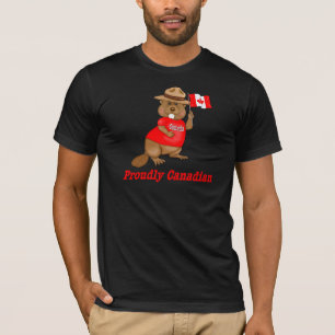 Proudly Canadian Beaver T-Shirt