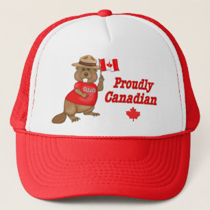 Proudly Canadian Beaver Trucker Hat