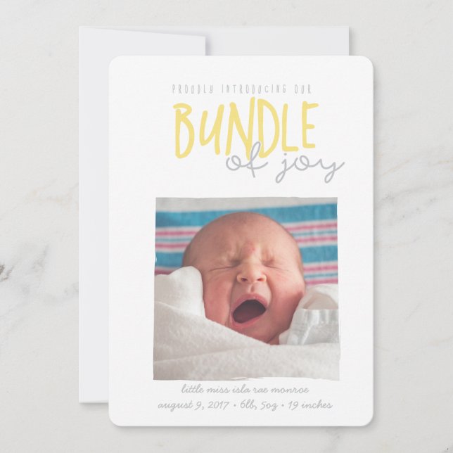 proudly introducing our bundle of joy-lemon (Front)