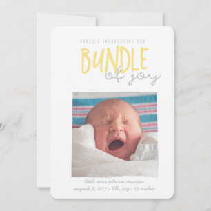 proudly introducing our bundle of joy-lemon