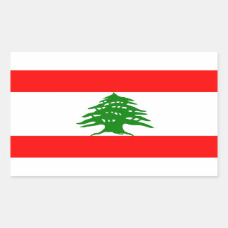Proudly Lebanese - Proud To Be Lebanese - Lebanon Rectangular Sticker
