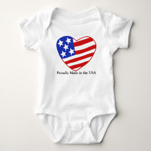 Proudly Made in the USA Baby Bodysuit