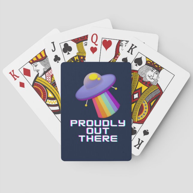 Proudly Out There Classic Playing Cards (Back)