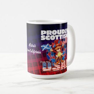 Proudly SCOTTISH from the U.S.A. Coffee Mug