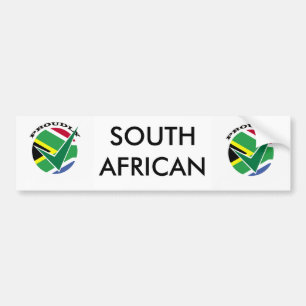 Proudly South African Bumper Sticker