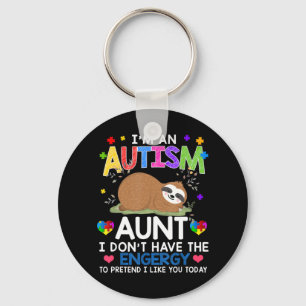 Proudly wear this cute sloth autism shirt to raise key ring