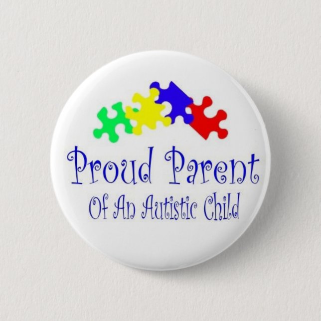 ProudParentPuzzleshirt 6 Cm Round Badge (Front)