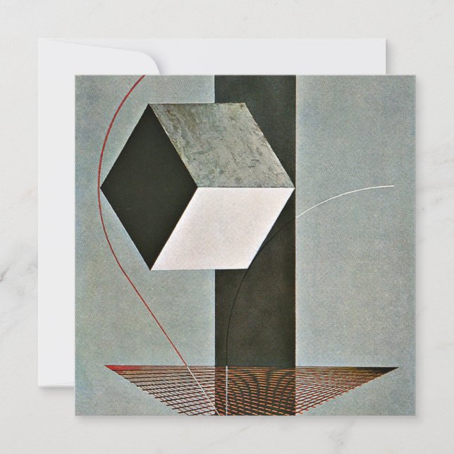 Proun 99, abstract artwork by El Lissitzky (Front)