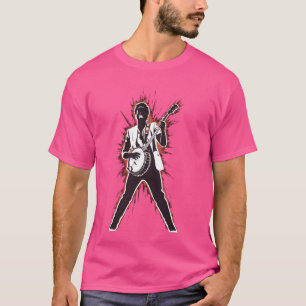 Pround Banjo Player Country Music Lover Banjo Pick T-Shirt