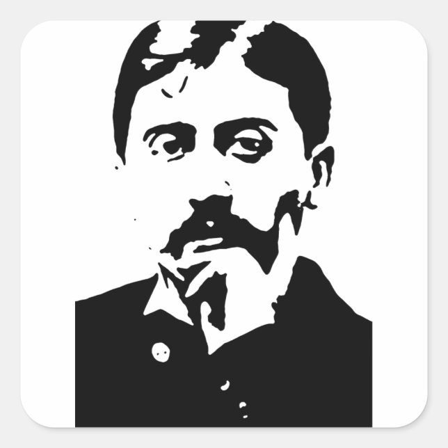 Proust Square Sticker (Front)