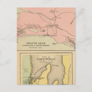 Prouts Neck Scarborough, Higgins beaches Postcard