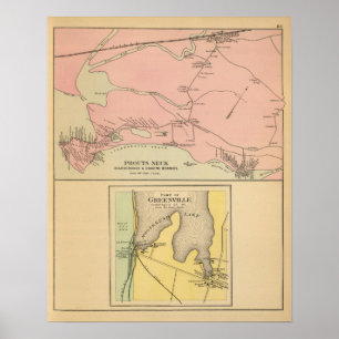 Prouts Neck Scarborough, Higgins beaches Poster