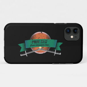 Prov. 27:17 Iron Sharpens Iron  iPhone 11 Case